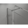 Mexen Lunar T Duschkabine Schwenkbar Links 110 x 100 cm, Transparent, Chrom - 834T-110-100-01-00-L