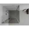 Mexen Roma Pivot-Duschkabine 70 x 70 cm, Graphit, Chrom - 854-070-070-01-40