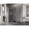 Mexen Lunar T Duschkabine links öffnend 135 x 90 cm, transparent, weiß - 834T-135-090-20-00-L