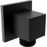 Mexen Cube Winkelanschluss, schwarz - 79340-70