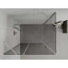 Mexen Roma Duschkabine schwenkbar 110 x 100 cm, grafit, chrom - 854-110-100-01-40