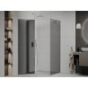 Mexen Roma duschkabine schwenkbar 120 x 90 cm, graphit, chrom - 854-120-090-01-40