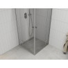 Mexen Roma Duo Duschkabine Schwingtür 90 x 90 cm, transparent, Chrom - 854-090-090-02-00