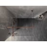 Mexen Lunar T Duschkabine, schwenkbar, links 120 x 120 cm, transparent, Roségold - 834T-120-120-60-00-L