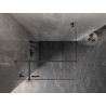 Mexen Lunar T Duschtür links 120 x 120 cm, transparent, gebürstetes Gun Gray - 834T-120-120-66-00-L