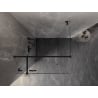 Mexen Lunar T Duschkabine schwenkbar links 120 x 120 cm, transparent, schwarz - 834T-120-120-70-00-L