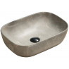 Mexen Rita Aufsatzwaschbecken 45 x 32 cm, beiger Stein - 21084597