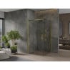 Mexen Omega Schiebeduschkabine 100 x 100 cm, transparent, gold - 825-100-100-50-00
