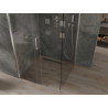 Mexen Omega Schiebedusche 100 x 100 cm, transparent, Chrom - 825-100-100-01-00