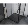 Mexen Apia Schiebeduschkabine 100 x 100 cm, transparent, schwarz - 840-100-100-70-00