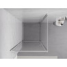 Mexen Exo Duschkabine mit Drehtür 95 x 95 cm, transparent, Chrom - 817-095-095-01-00