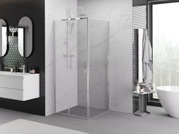 Mexen Exo Duschkabine zum Schieben 95 x 95 cm, transparent, chrom - 8151-095-095-01-00