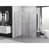 Mexen Exo Duschkabine zum Schieben 95 x 95 cm, transparent, chrom - 8151-095-095-01-00