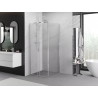 Mexen Exo-S Schiebeduschkabine 95 x 95 cm, transparent, Chrom - 8151-095-095-01-00