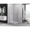Mexen Exo Duschkabine zum Schieben 95 x 95 cm, transparent, chrom - 8151-095-095-01-00