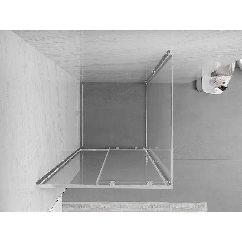Mexen Exo-S Schiebeduschkabine 95 x 95 cm, transparent, Chrom - 8151-095-095-01-00