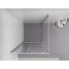 Mexen Exo Duschkabine zum Schieben 95 x 95 cm, transparent, chrom - 8151-095-095-01-00
