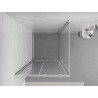 Mexen Exo-S Schiebeduschkabine 95 x 95 cm, transparent, Chrom - 8151-095-095-01-00