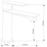 Mexen Royo R62 Badewannen-Set, weiß - 72203R62-20