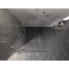 Mexen Lunar Duschkabine, schwenkbar links 80 x 80 cm, transparent, gebürstetes Nickel - 834-080-080-97-00-L