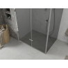 Mexen Lima faltbare Duschkabine 80 x 110 cm, Graphit, Chrom - 856-080-110-01-40
