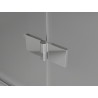 Mexen Lunar-F Duo faltbare Duschkabine 85 x 80 cm, transparent, Chrom - 836-085L-080P-01-00