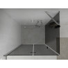 Mexen Lima faltbare Duschkabine 100 x 90 cm, Graphit, Chrom - 856-100-090-01-40