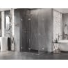 Mexen Lunar-F Duo Faltduschkabine 100 x 75 cm, transparent, Chrom - 836-100L-075P-01-00