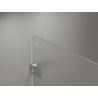 Mexen Lunar-F Duo faltbare Duschkabine 100 x 85 cm, transparent, chrom - 836-100L-085P-01-00