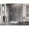 Mexen Lunar-F Duo Duschkabine faltbar 80 x 75 cm, transparent, weiß - 836-080L-075P-20-00