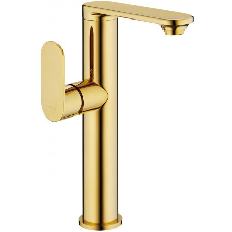 Mexen Milo hoher Waschtischarmatur Seitengriff, gold - 71315-50