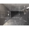 Mexen Lunar-F Duo faltbare Duschkabine 90 x 85 cm, transparent, weiß - 836-090L-085P-20-00