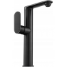 Mexen Milo hoher Waschbeckenhahn mit seitlichem Griff, schwarz - 71315-70