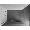 Mexen Kioto+ Duschwand mit Ablage Walk-in 70 x 200 cm, transparent, chrom - 800-070-121-01-00
