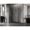 Mexen Lunar-F Duo faltbare Duschkabine 80 x 75 cm, transparent, gold - 836-080L-075P-50-00