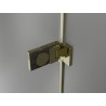 Mexen Lunar-F Duo Faltbare Duschkabine 85 x 70 cm, transparent, gold - 836-085L-070P-50-00