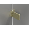 Mexen Lunar-F Duo Faltduschkabine 75 x 75 cm, transparent, gebürstetes Gold - 836-075L-075P-55-00