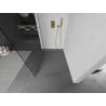 Mexen Kioto Duschwand Walk-in 80 x 200 cm, transparent 8 mm, gold - 800-080-101-50-00