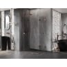Mexen Lunar-F Duo Klappduschkabine 100 x 80 cm, transparent, Roségold - 836-100L-080P-60-00