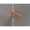 Mexen Lunar-F Duo Faltduschkabine 80 x 80 cm, transparent, gebürstetes Kupfer - 836-080L-080P-65-00