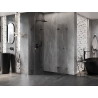 Mexen Lunar-F Duo faltbare Duschkabine 85 x 75 cm, transparent, gun gray gebürstet - 836-085L-075P-66-00