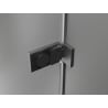 Mexen Lunar-F Duo klappbare Duschkabine 100 x 80 cm, transparent, gebürstetes Gun Gray - 836-100L-080P-66-00