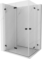 Mexen Lunar-F Duo Duschkabine faltbar 80 x 70 cm, transparent, schwarz - 836-080L-070P-70-00
