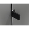 Mexen Lunar-F Duo klappbare Duschkabine 80 x 80 cm, transparent, schwarz - 836-080L-080P-70-00