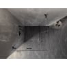 Mexen Lunar-F Duo Faltbare Duschkabine 100 x 100 cm, transparent, schwarz - 836-100L-100P-70-00