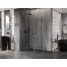 Mexen Lunar-F Duo Duschkabine klappbar 75 x 75 cm, transparent, gun metal - 836-075L-075P-95-00
