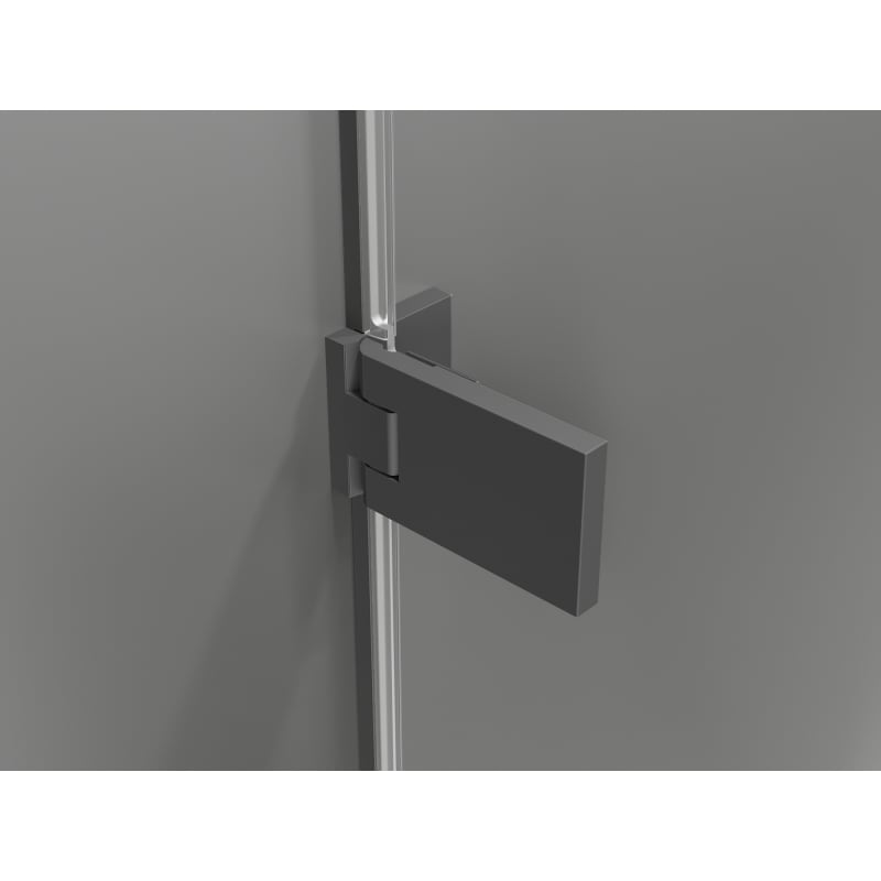 Mexen Lunar-F Duo Duschkabine klappbar 75 x 75 cm, transparent, gun metal - 836-075L-075P-95-00