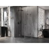 Mexen Lunar-F Duo faltbare Duschkabine 100 x 100 cm, transparent, Gunmetal - 836-100L-100P-95-00