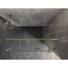 Mexen Lunar T Duschkabine mit Drehtür rechts 120 x 80 cm, transparent, gold - 834T-120-080-50-00-P