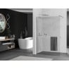 Mexen Kioto+ Duschwand mit Ablage Walk-in 100 x 200 cm, transparent, Chrom - 800-100-121-01-00